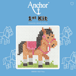 1st Cross Stitch Kit - Pony