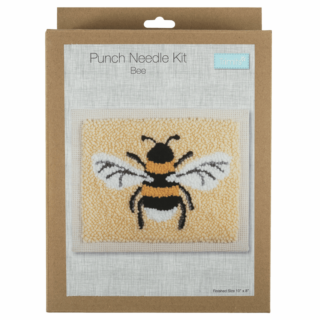 Punch Needle Framed Kit  - Bee