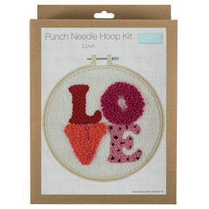 Punch Needle Hoop Kit  - Love