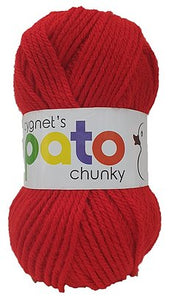 Red Chunky Knit Yarn