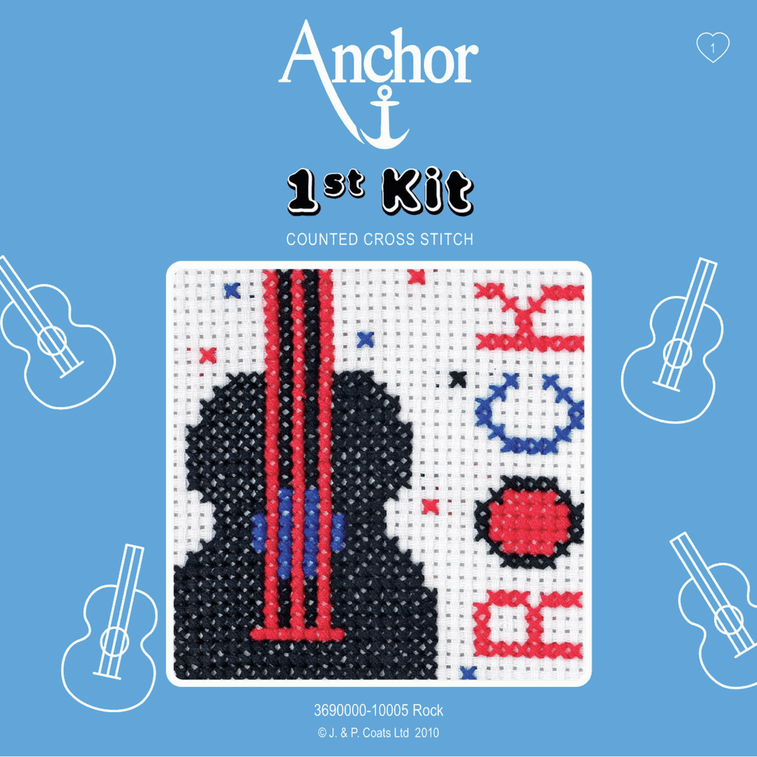 1st Cross Stitch Kit - Rock