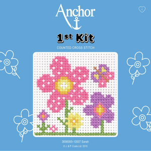 1st Cross Stitch Kit - Flowers