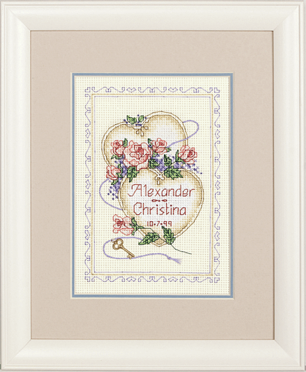 Counted Cross Stitch Kit - United Hearts