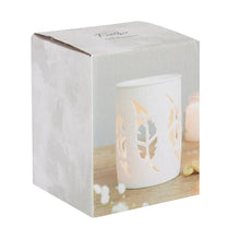 Load image into Gallery viewer, White Feather Cut Out Oil Burner
