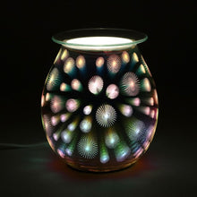 Load image into Gallery viewer, 3D Starburst Light Up Electric Oil Burner
