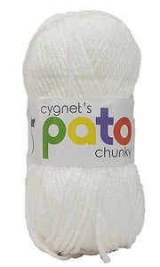 White Chunky Knit Yarn