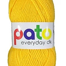Pato Yellow Double Knit Yarn